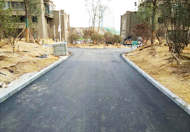 濟寧城投錦園小區路面