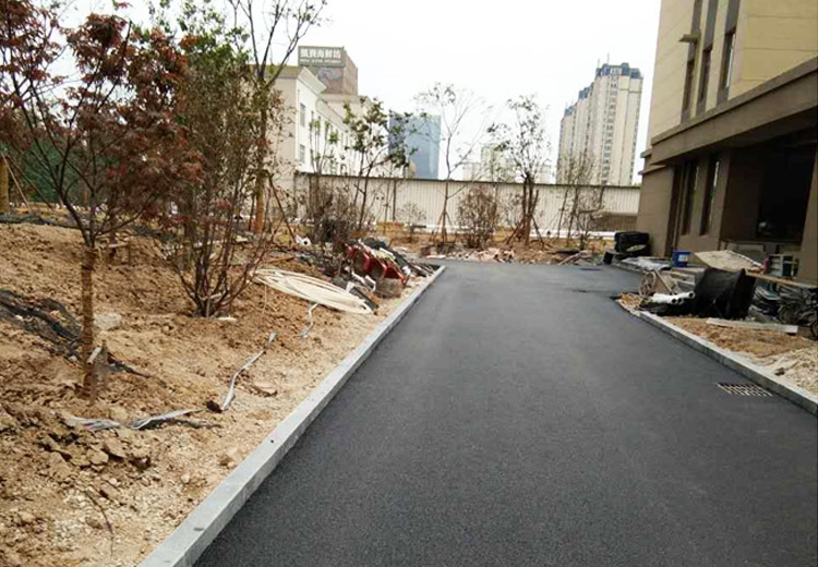濟寧城投錦園小區路面