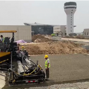 濟寧新機場(chǎng)航站區道路水穩項目